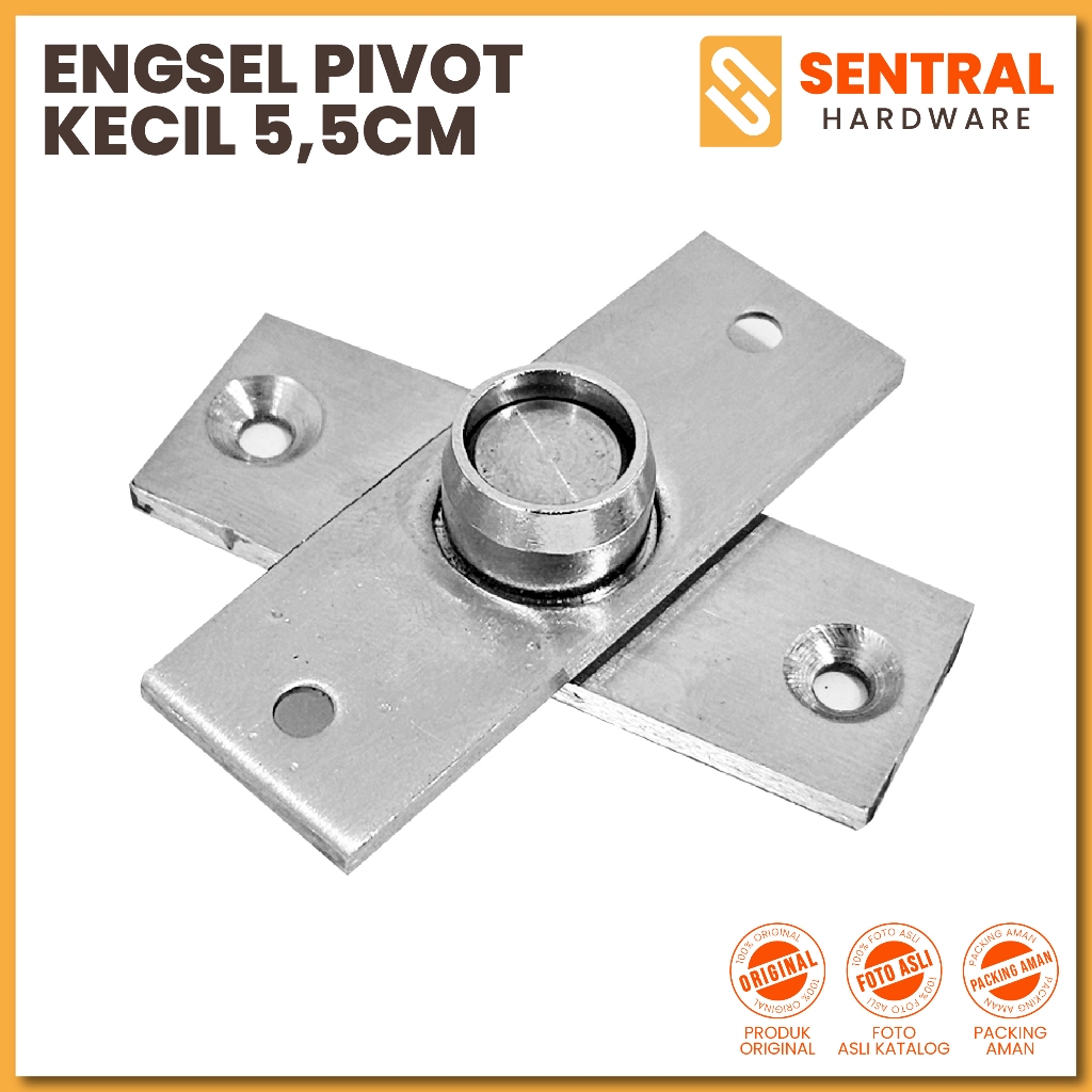 Engsel Pivot Jendela Pintu Lemari Engsel Putar 360 Derajat Kecil 5,5cm