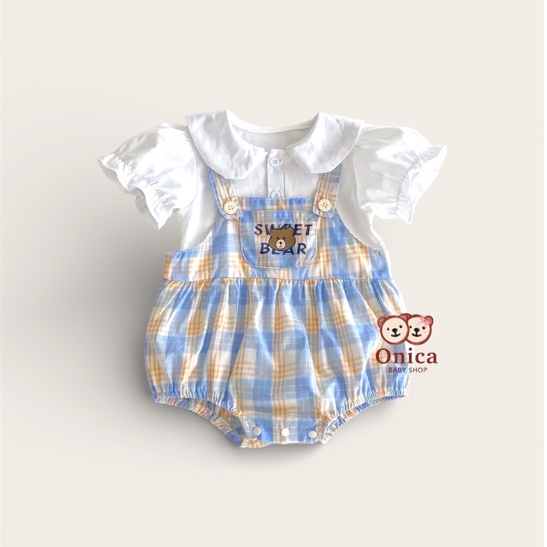 BAJU BAYI COUPLE/ BAJU BAYI CEWEK/ BAJU BAYI COWOK/ BAJU BAYI MOTIF LUCU BERUANG/ PAKAIAN BAYI UNIK/