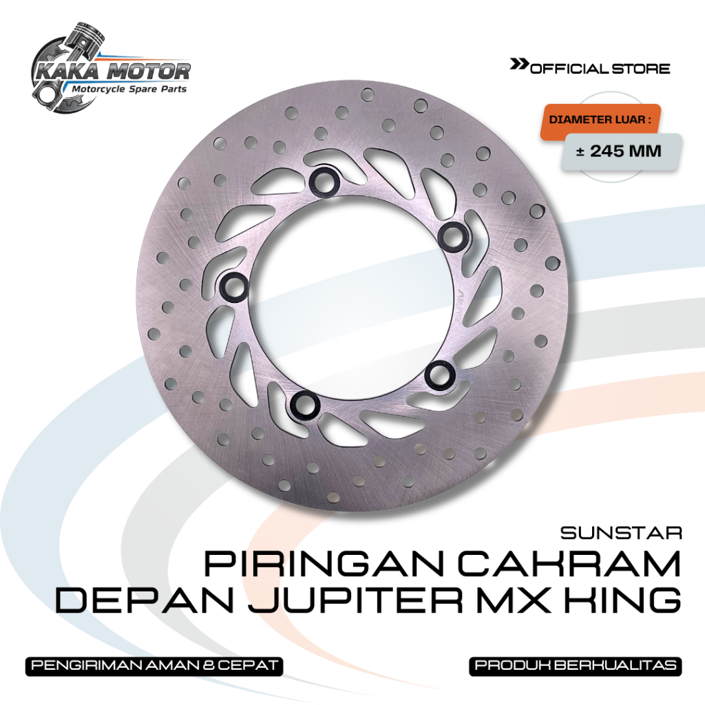 PIRINGAN CAKRAM DEPAN JUPITER MX KING SUNSTAR - PIRINGAN DISC PIRINGAN CAKRAM DEPAN JUPITER MX KING 