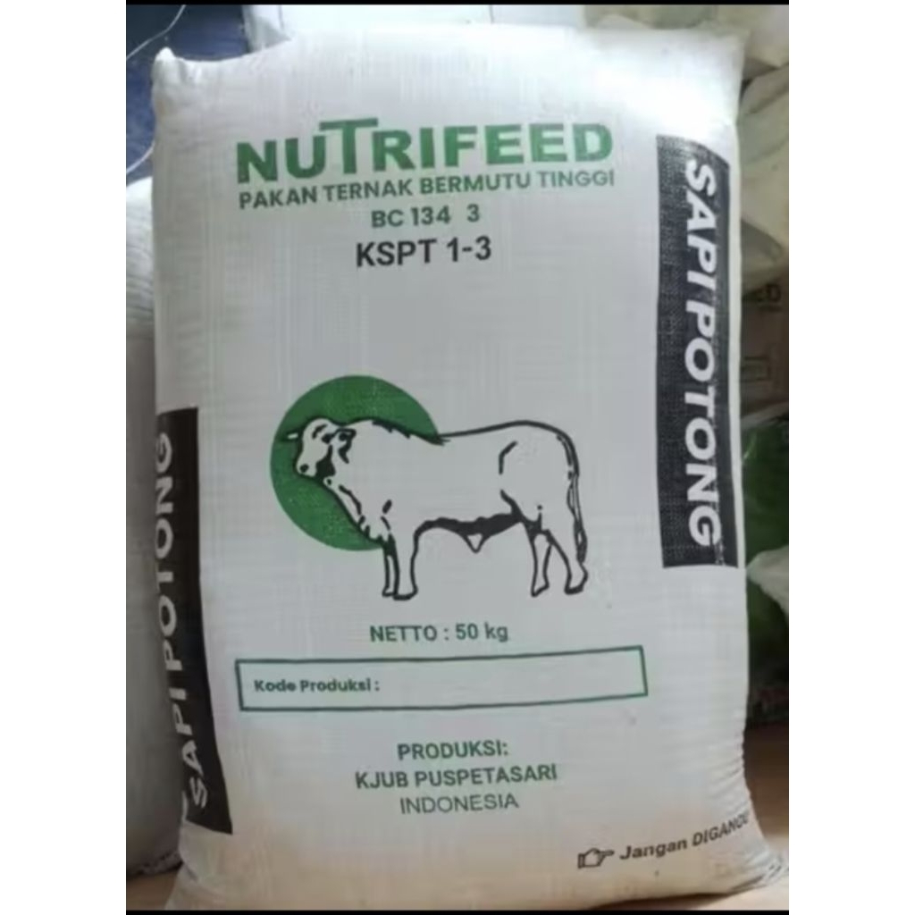 Konsentrat Nutrifeed BC134-3 Pakan Sapi dan Kambing penggemukan Berkualitas