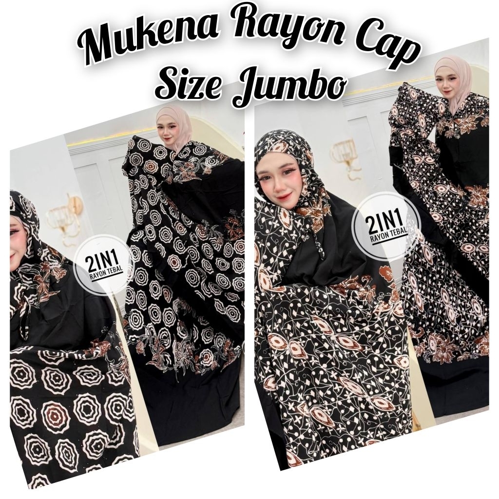 MUKENA RAYON CAP/ MUKENA BATIK CAP/ MUKENA BATIK JUMBO/MUKENA RAYON CAP JUMBO TERBARU/ MUKENA BATIK 