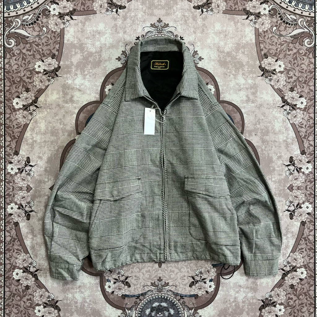 Hibeck Big Pocket Outter Casual Harrington Jacket size L