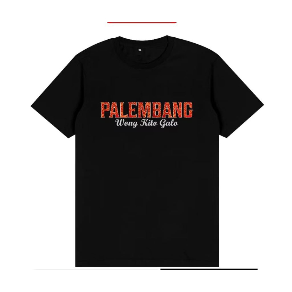 KAOS PALEMBANG WONG KITO GALO TULISAN MERAH