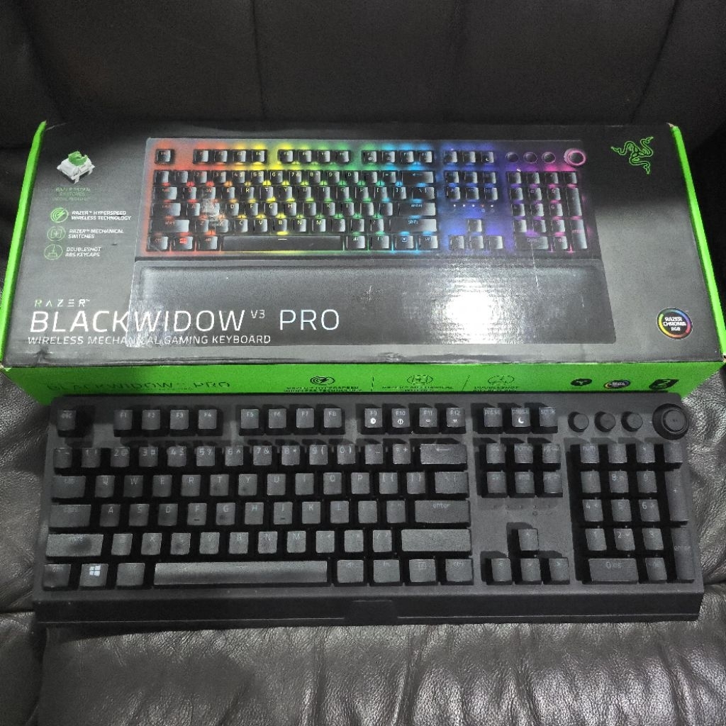 Keyboard Razer BlackWidow wireless/wired V3-Pro bekas