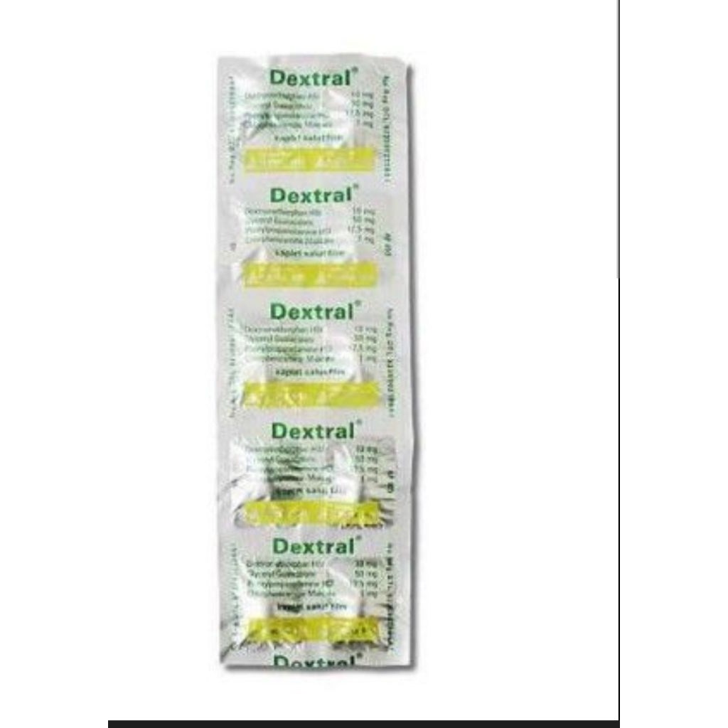 OBAT BATUK / OBAT FLU / DEXTRAL KAPSUL 1 STRIP