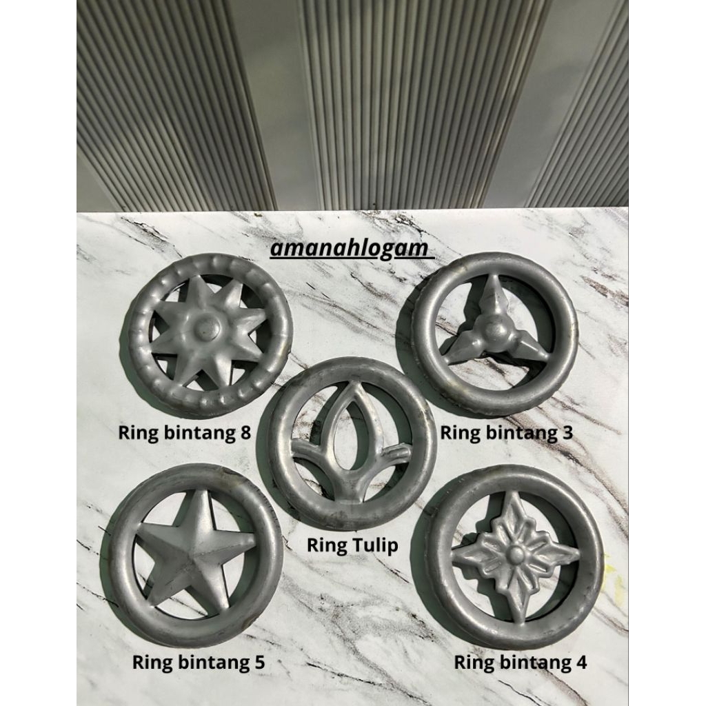 Ring Bintang ornamen pagar