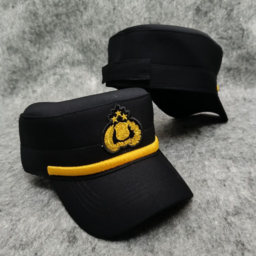 Topi Komando PAMA POLRI SUPER Premium / Topi Komando PAMA POLRI