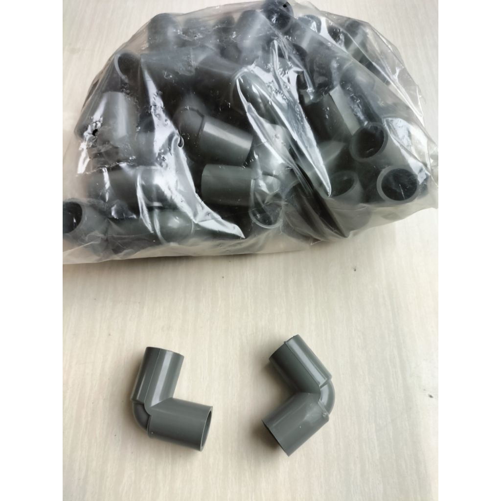 kne sambungan paralon pvc L  3/4 gest 1pak isi 55