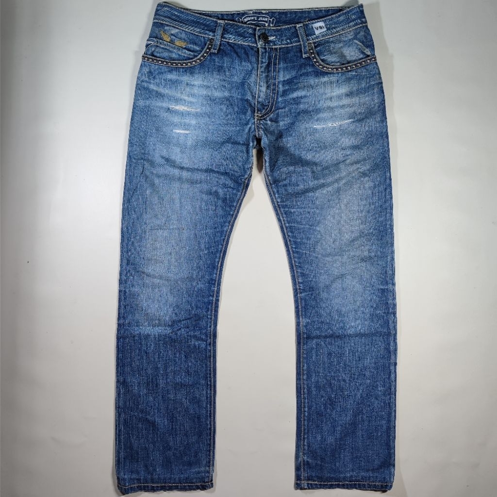 (PERHATIKAN DESKRIPSI) ROBINS JEAN MEN DISTRESSED JEANS
