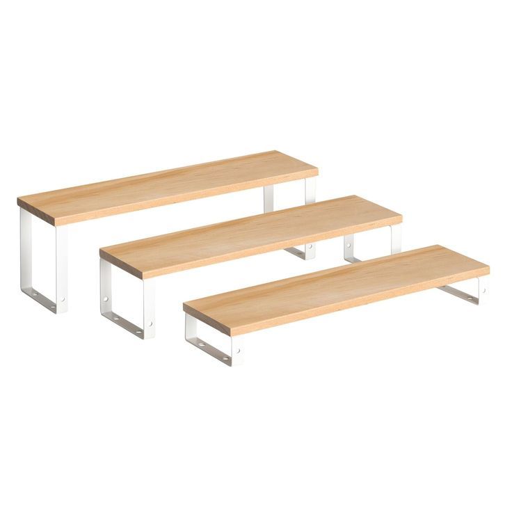 Rak Susun Akrilik & Kayu Jati Belanda Stand Figure Display Produk Bahan Akrilik Tebal 5 mm Kayu Jati