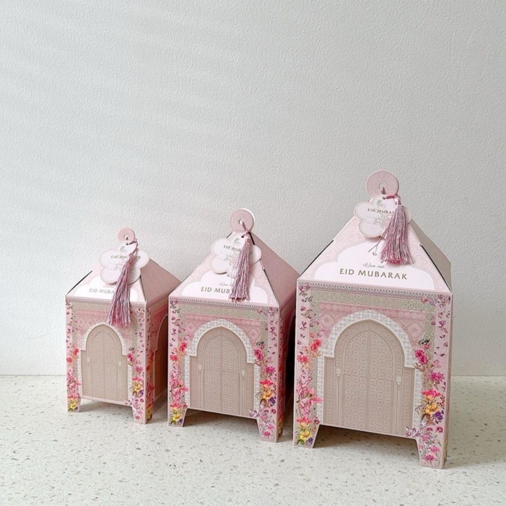 SYIFA - Box cookies hampers idul fitri kotak packaging kue kering isi toples 250gr 500gr dus parcel 