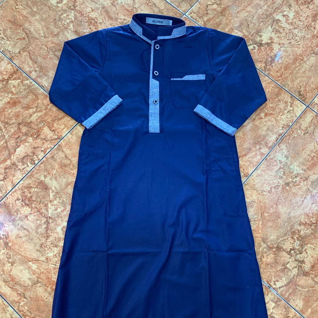 Gamis anak/bayi lengan panjang merek allebas tersedia diberbagai varian warna