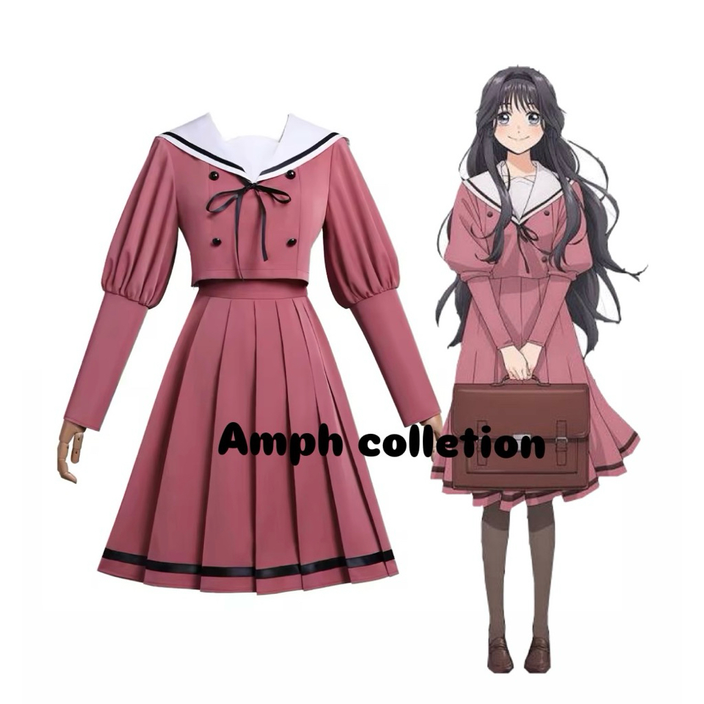costum cosplay waguri kaoruko bunga wangi mekar dengan martabat kostum cosplay seragam jk panjang ka