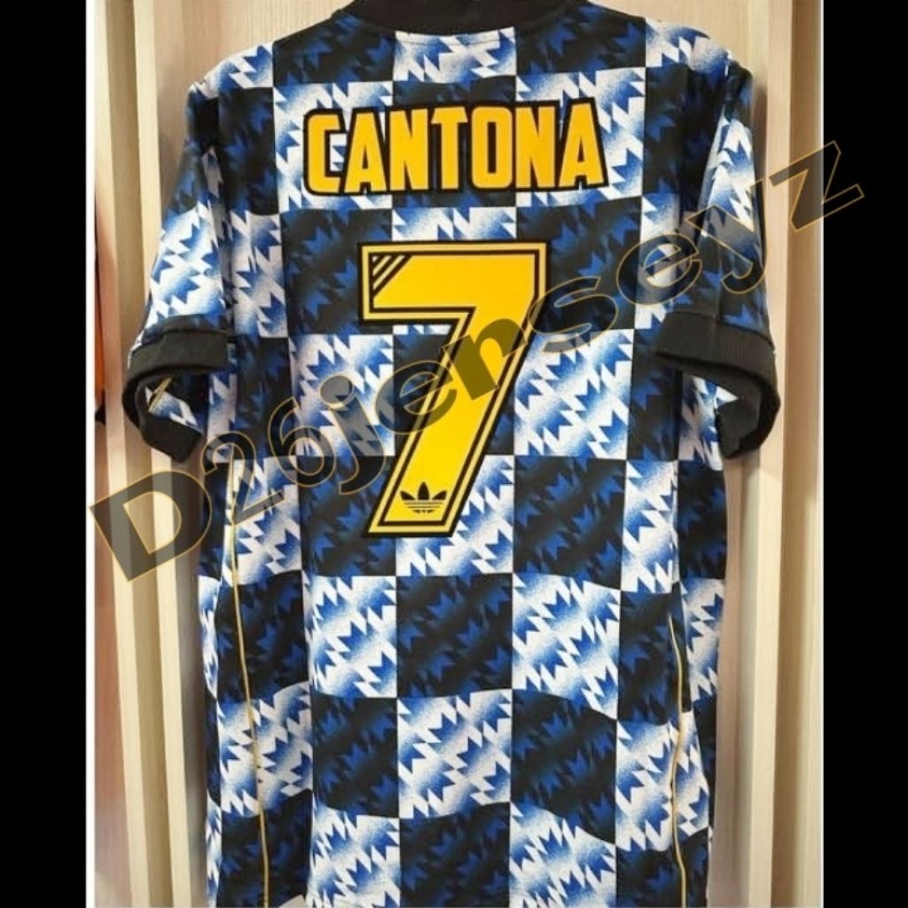 Jersey EmyuU_ LifestyleE_ RETRO Player Issue 2026 + Cetak Nama Nameset CANTONA 7 / Custom suka suka 