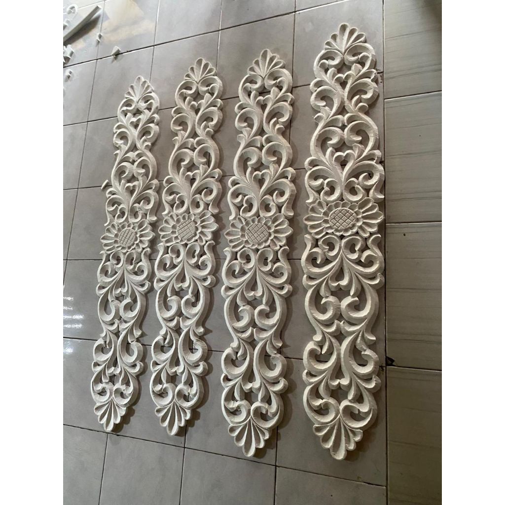 Ukir Spon Ornamen tian dekorasi tebal 12mm