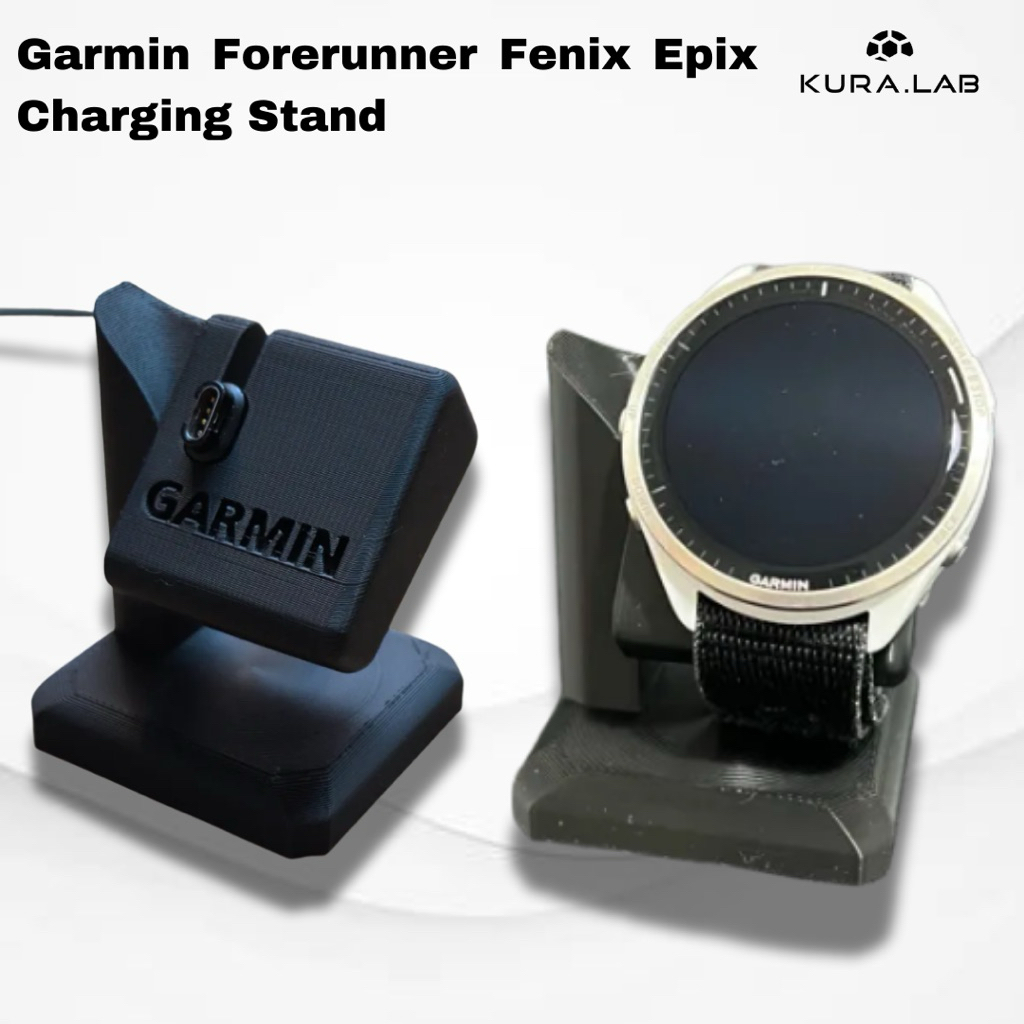 Garmin Charging Stand | Forerunner • Fenix • Epix | Dock Charger Jam Garmin – KURA.LAB