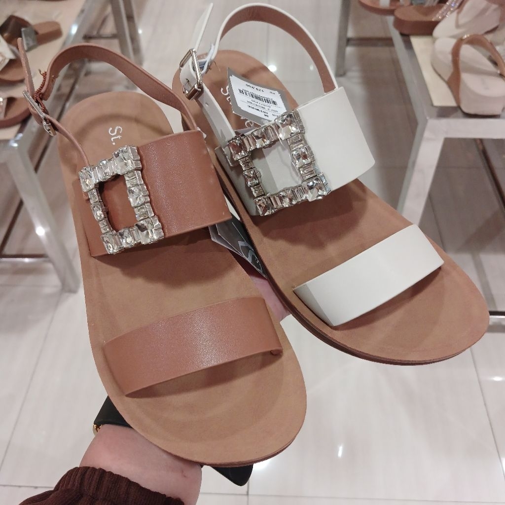 sandal wanita slingback wedges 3cm ringan ST.YVES ori dari matahari