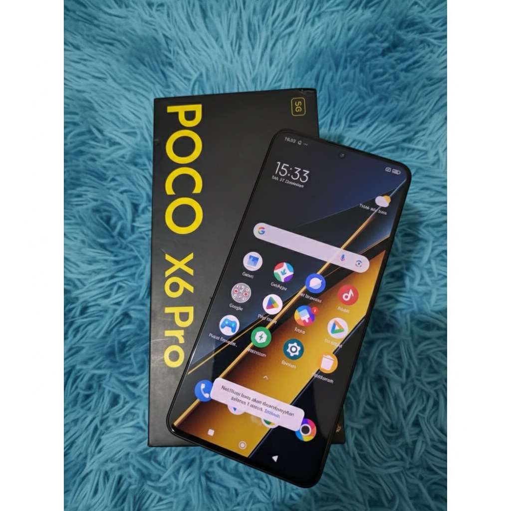 Xiaomi Poco X6 Pro 5G 12/512Gb Second Original Ex Garansi Resmi Murah Kualitas Terbaik / Hp Android 