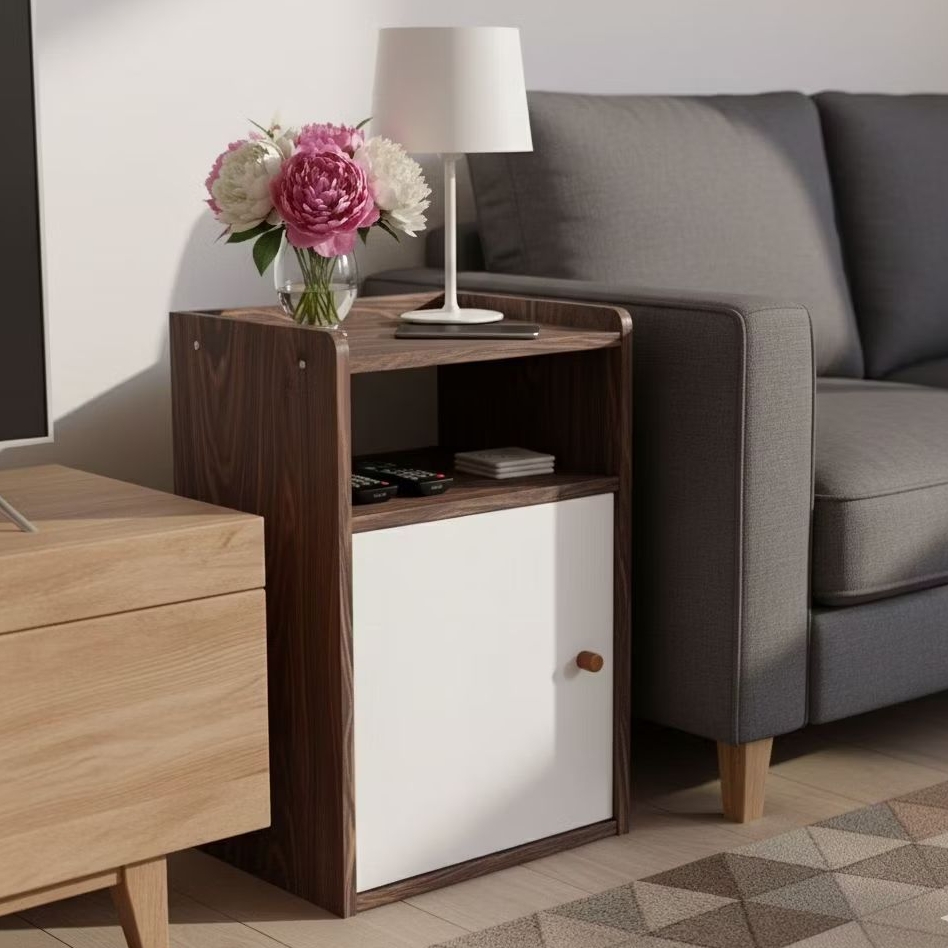 meja nakas/lemari nakas/rak lemari buku/lemari kayu mini/rak buku kayu/rak minimalis/lemari nakas mi