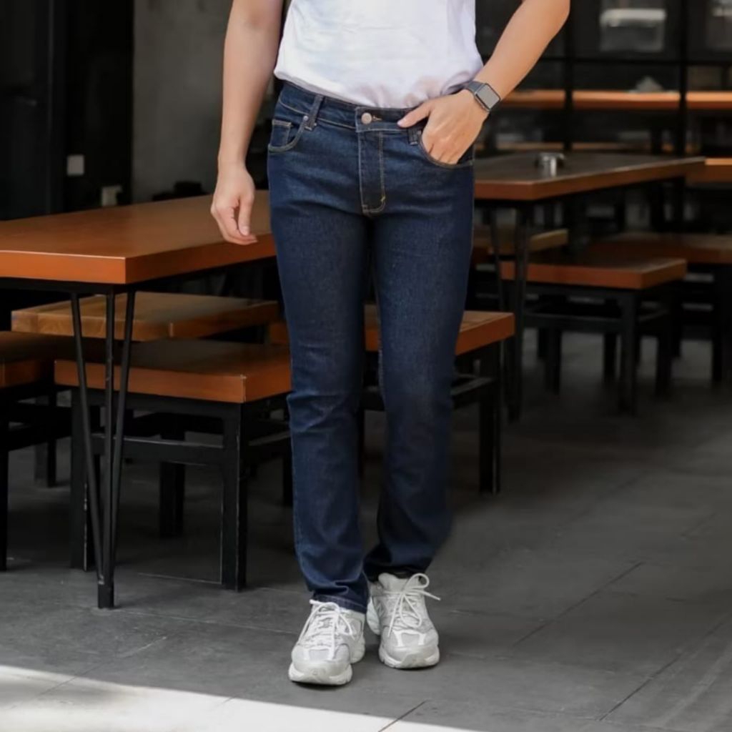 Promo Murah Bisa COD Celana Jeans Pria Slimfit Jeans Black West Premium Original Denim