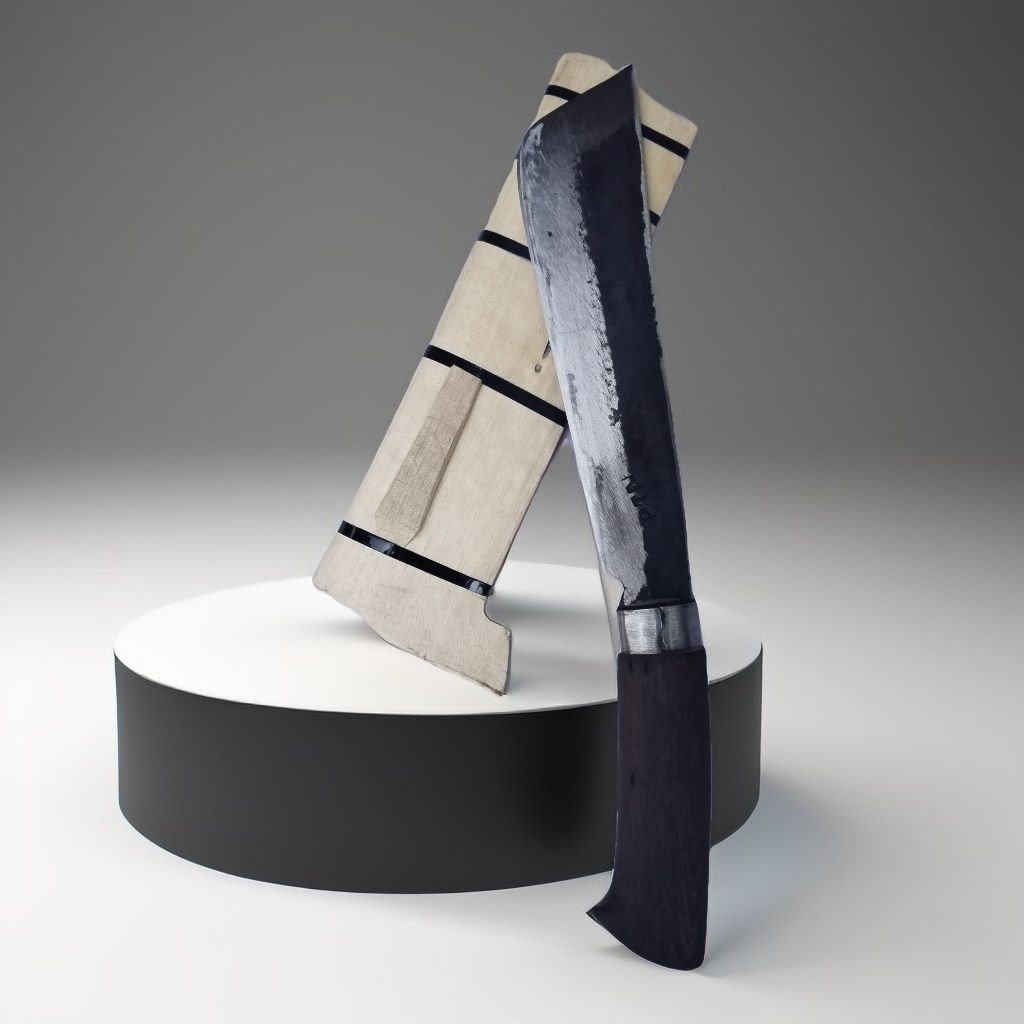 pisau tebang bambu dan kayu (bedog baja per)