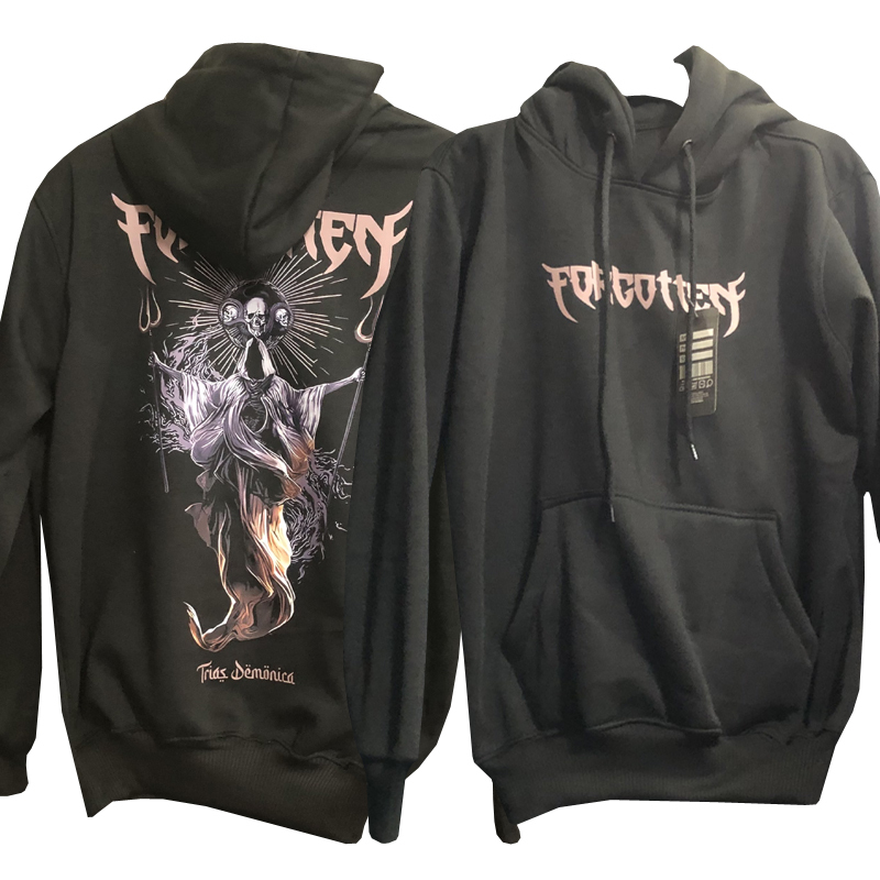 Sweater Hoodie Forgotten Trias Demonica Bahan Cotton Fleece