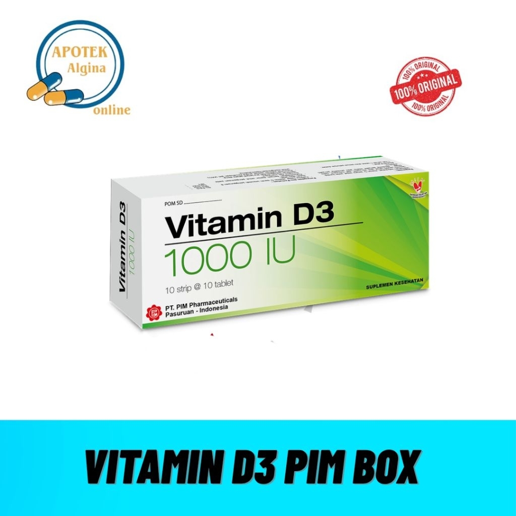 Vitamin D3 1000 Iu Box Pim