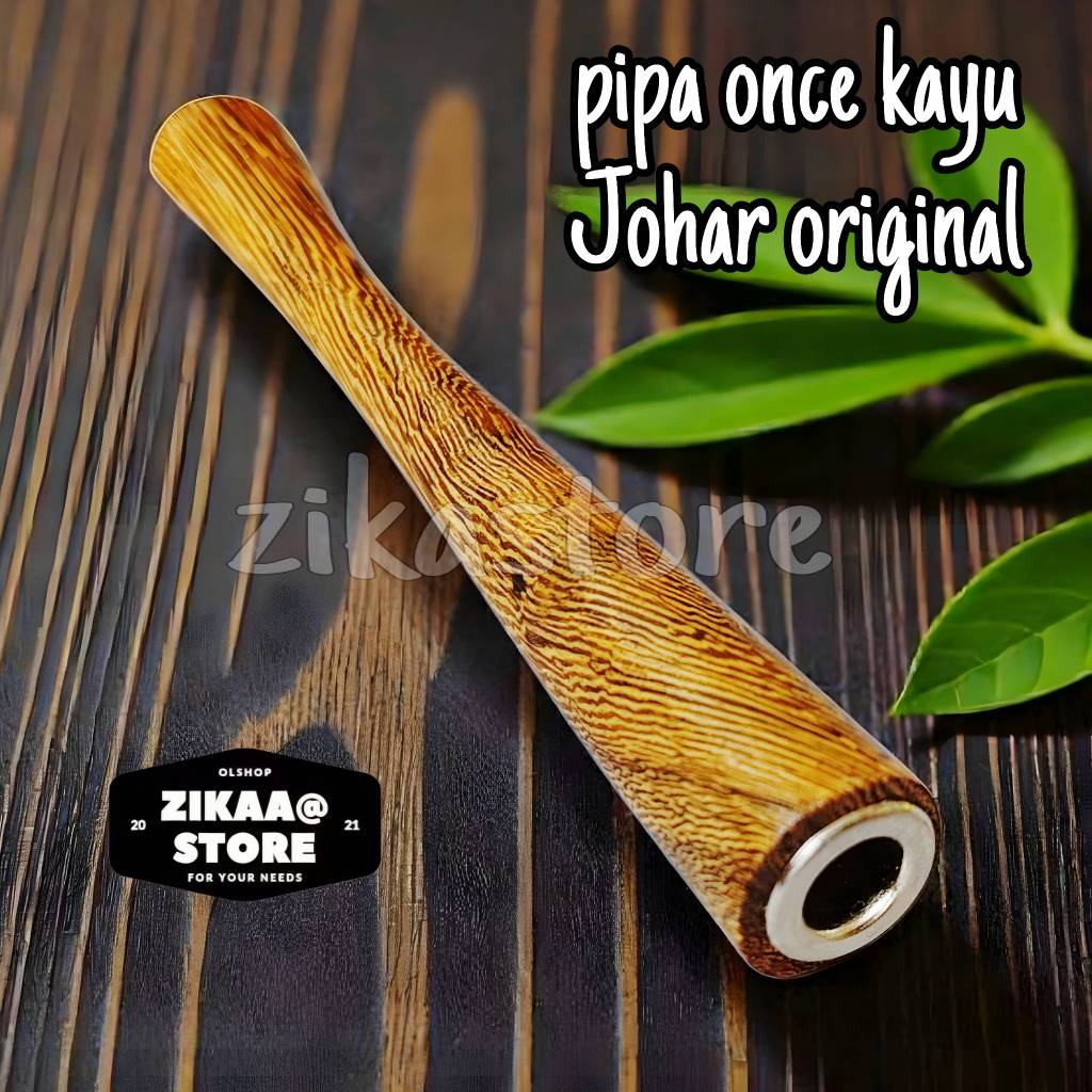 Pipa Once Cangklong Kayu Johar Asli Original Premium
