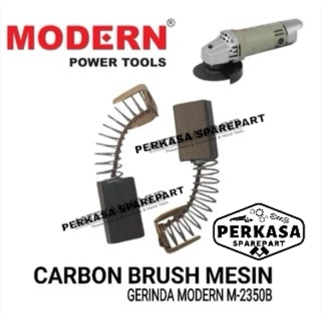 Sparepart Brostel For Mesin Gerinda Modern M-2350B / Carbon Brush Gurinda Grinda M2350B / Coal Kul B