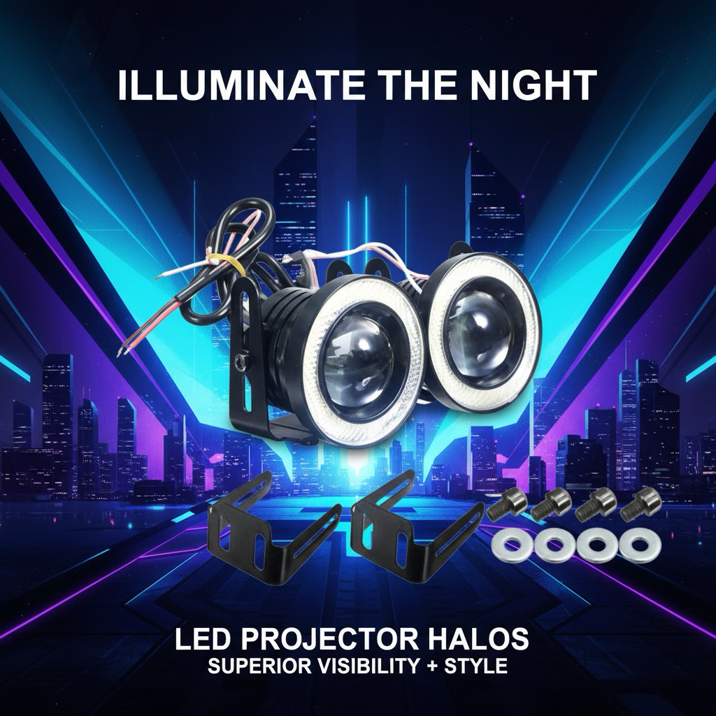 Lampu Kabut Foglamp Mobil 89mm angel eyes/ ALL Nissan Grand Livina/Nissan Juke/Nissan Evalia / DLL