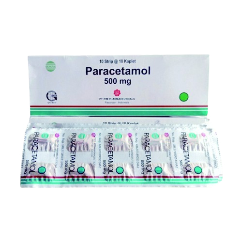 Paracetamol 500 mg 10 strip (1 Box)