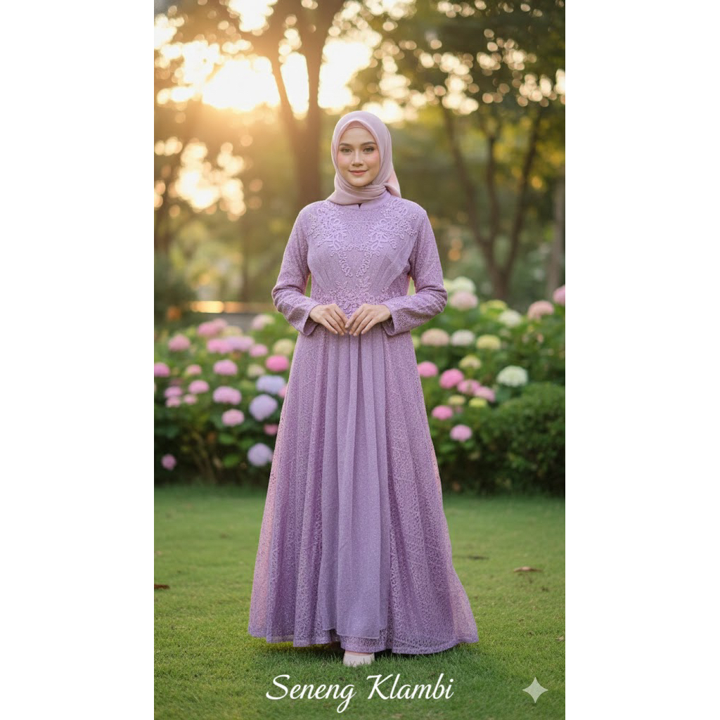 Gamis Tozzo Brukat Tile
