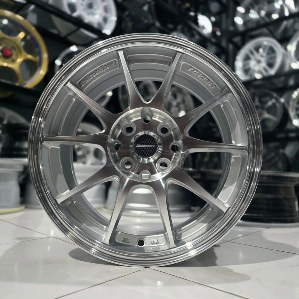 velg wedssport tc105x ring 16 lebar 7 pcd 4x100 - 4x114,3 velg racing r16 avanza Xenia velg mobil ri