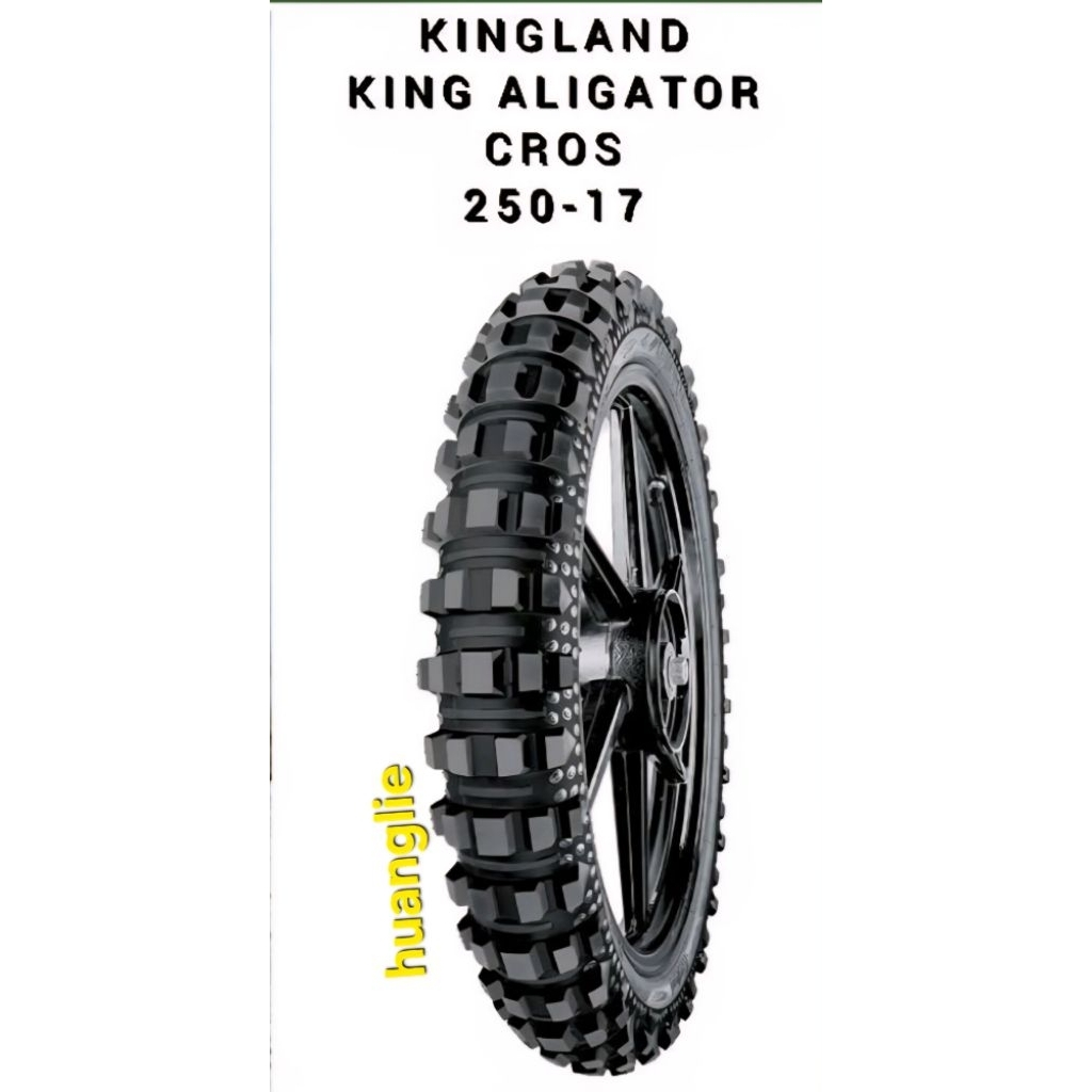 (SIAP COD)Ban Motor Kingland King Aligator Cross Ring 17 (2.50-17) - Tubetype Original Tipe Ban Dala