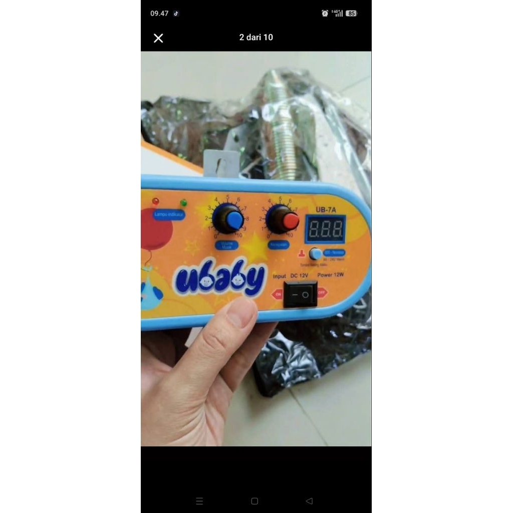 ayunan elektrik merk ubaby dan my dear full set