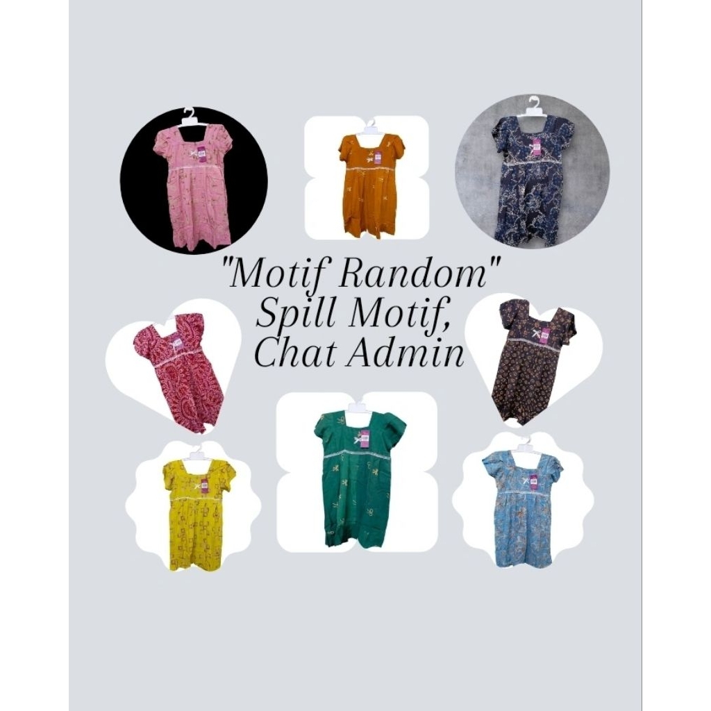 Grosir & ecer daster anak usia 5 - 8 tahun bahan rayon