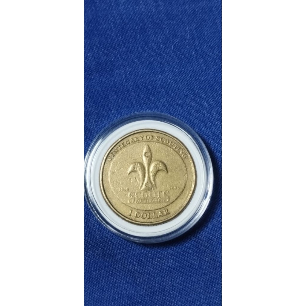 1 DOLLAR AUSTRALIA EDISI PERINGATAN 100 TAHUN KEPANDUAN