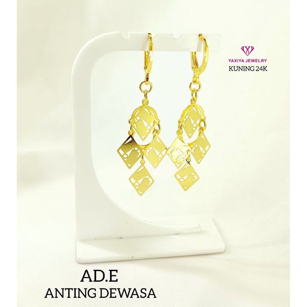 anting jurai jodha/india lapis emas yaxiya