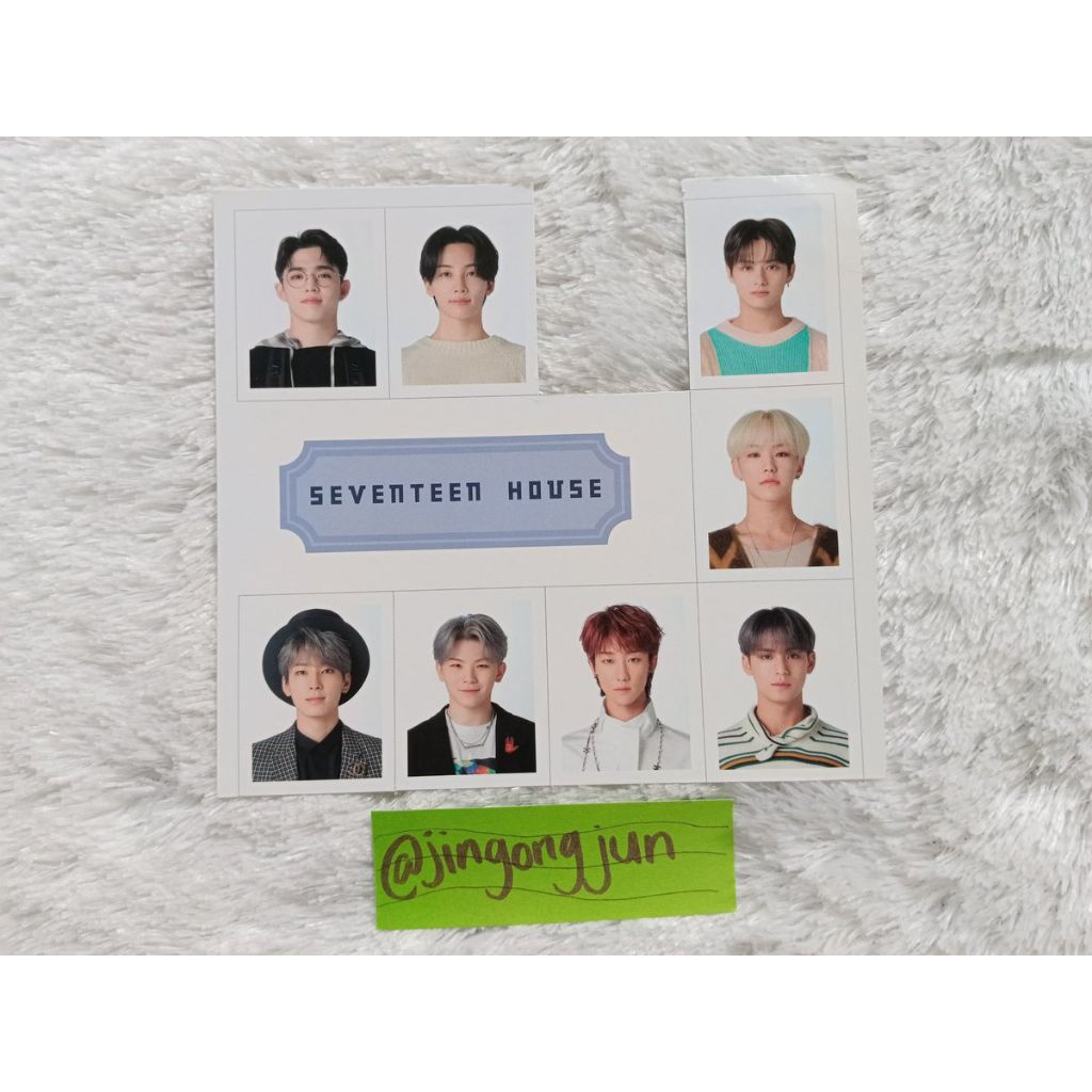 (BACA DESKRIPSI) ID photo set seventeen sg seasons greetings season greeting 2020 scoups jeonghan ju