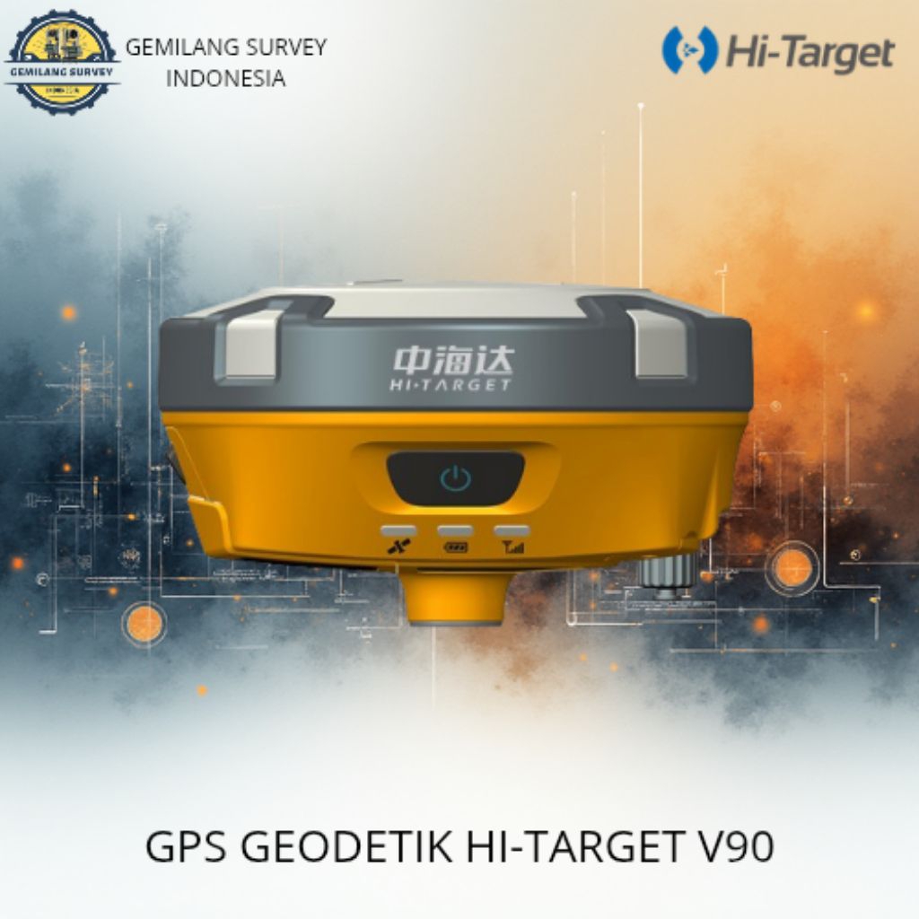 GPS GEODETIK HI-TARGET V90 BEKAS LENGKAP