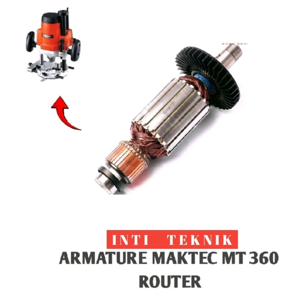 Armature Untuk maktec mt 360 mesin router dua tangan angker maktec