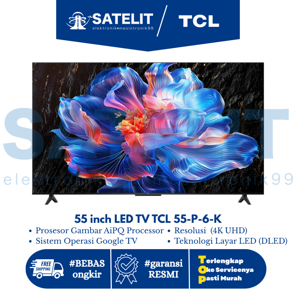 55 inch LED TV TCL 55-P-6-K