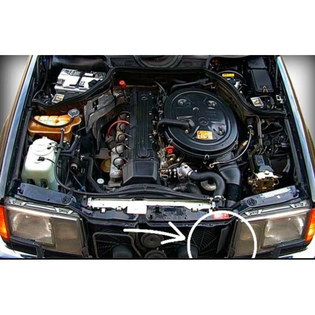 corong filter udara  mercedes benz w124