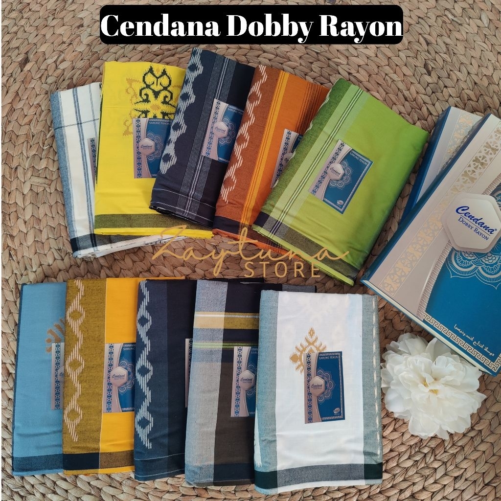 SARUNG CENDANA DOBBY RAYON | Sarung Sholat Dewasa Premium