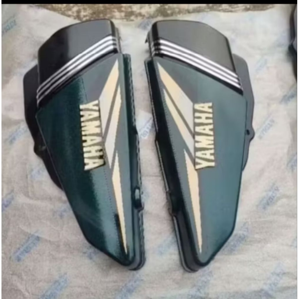 COVER BOX AKI RX KING HIJAU BOTOL 2002 LIS CHROME BOX RX KING ORI BERKUALITAS