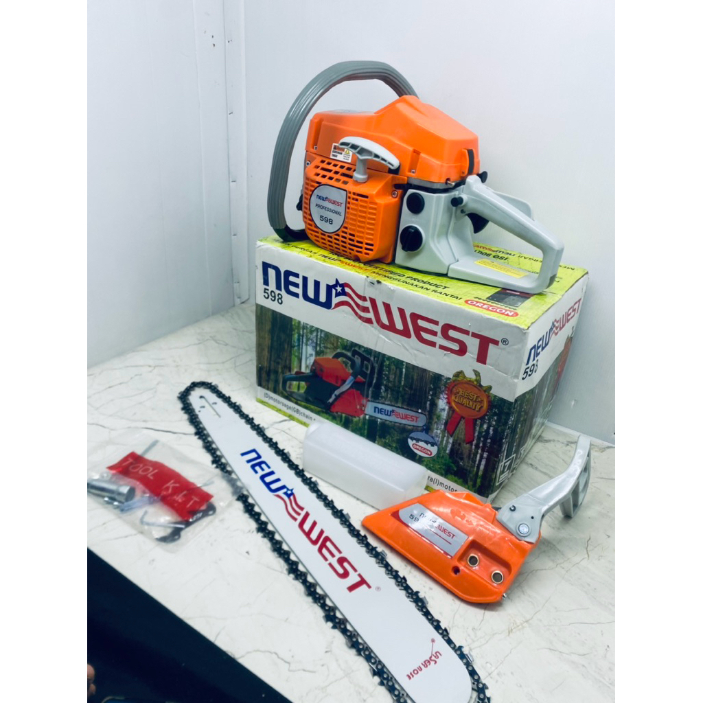 Chainsaw/mesin gergaji 598 new west Original