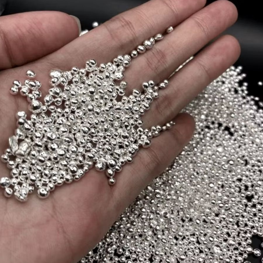 perak murni granule bahan pembuatan kerajinan perak