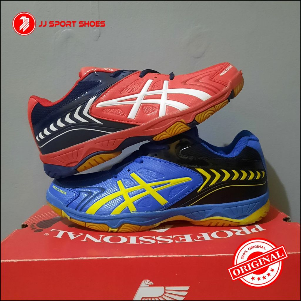 OBRAL 40% STOK LAMA  SEPATU BADMINTON PROFESSIONAL ANACONDA ORIGINAL