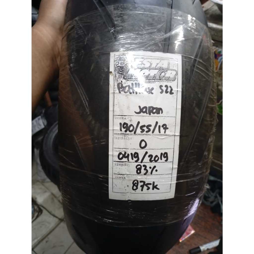 BAN COPOTAN BATTLAX S22 RING 17 UKURAN 190 55 17 KODE0419