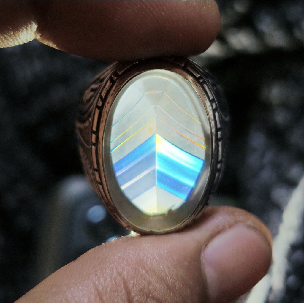 CINCIN BATU AKIK JUNDER AIRIS PELANGI
